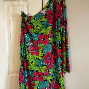 Colorful Silk Blend LP Dress